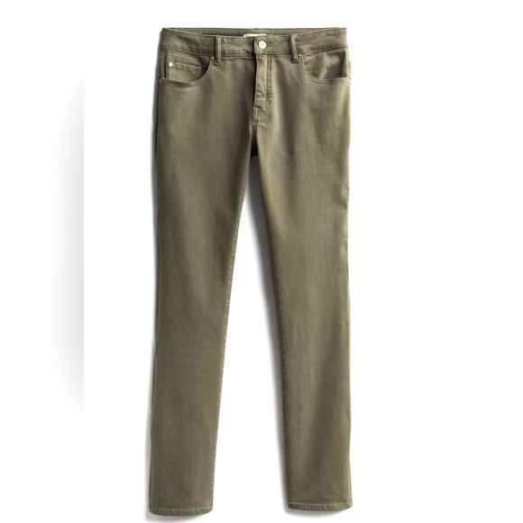 WARP + WEFT AMS Amsterdam Slim Stretch Jean // Olive // Men’s 36x32 - Picture 2 of 6